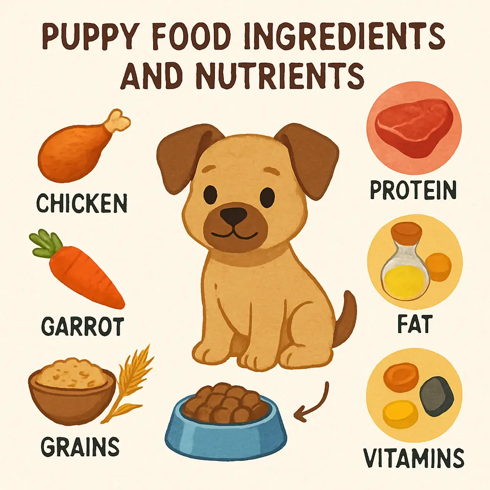 Puppy Food Ingredients and Nutrients